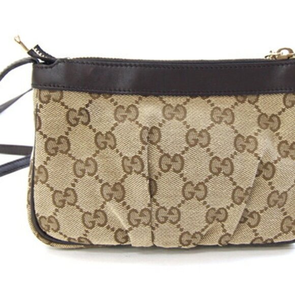 GUCCI Brown Leather Shoulder Bag - Picture 2 of 9